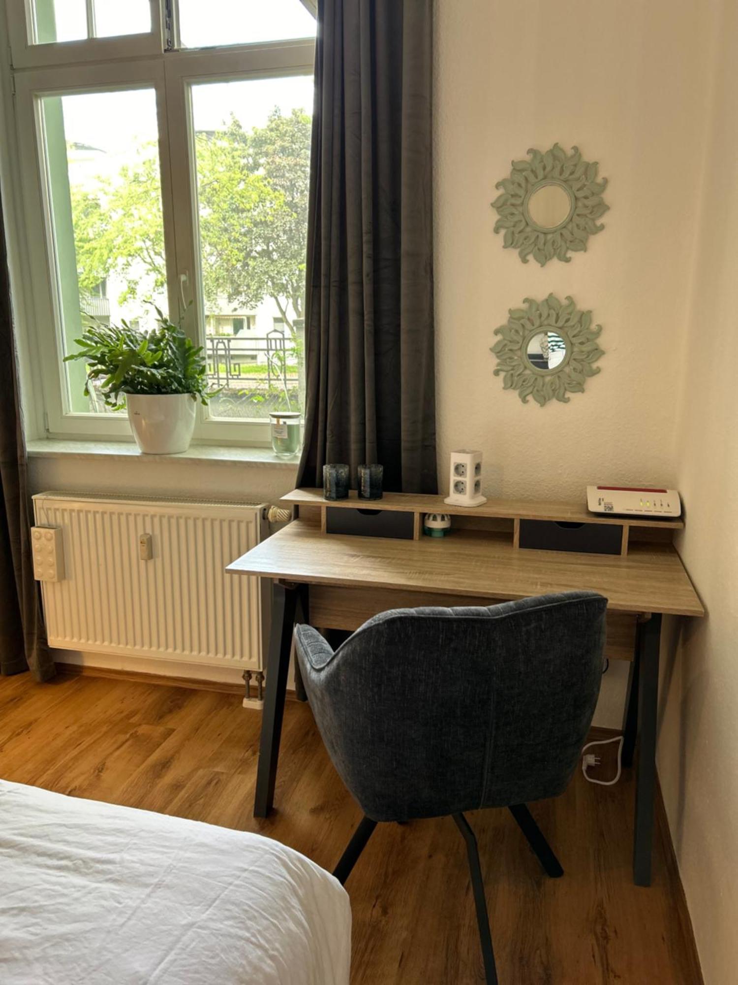 מגדבורג Mintara Komfort Apartment Mit Grill -Terrasse, Sky Und Parkplatz מראה חיצוני תמונה
