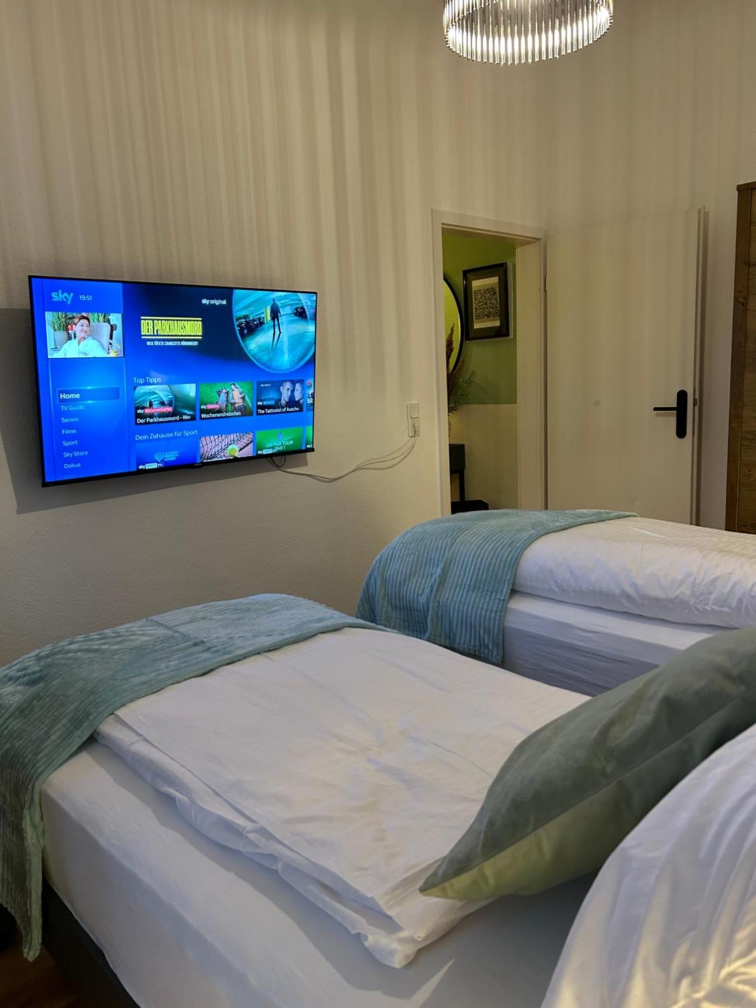 מגדבורג Mintara Komfort Apartment Mit Grill -Terrasse, Sky Und Parkplatz חדר תמונה