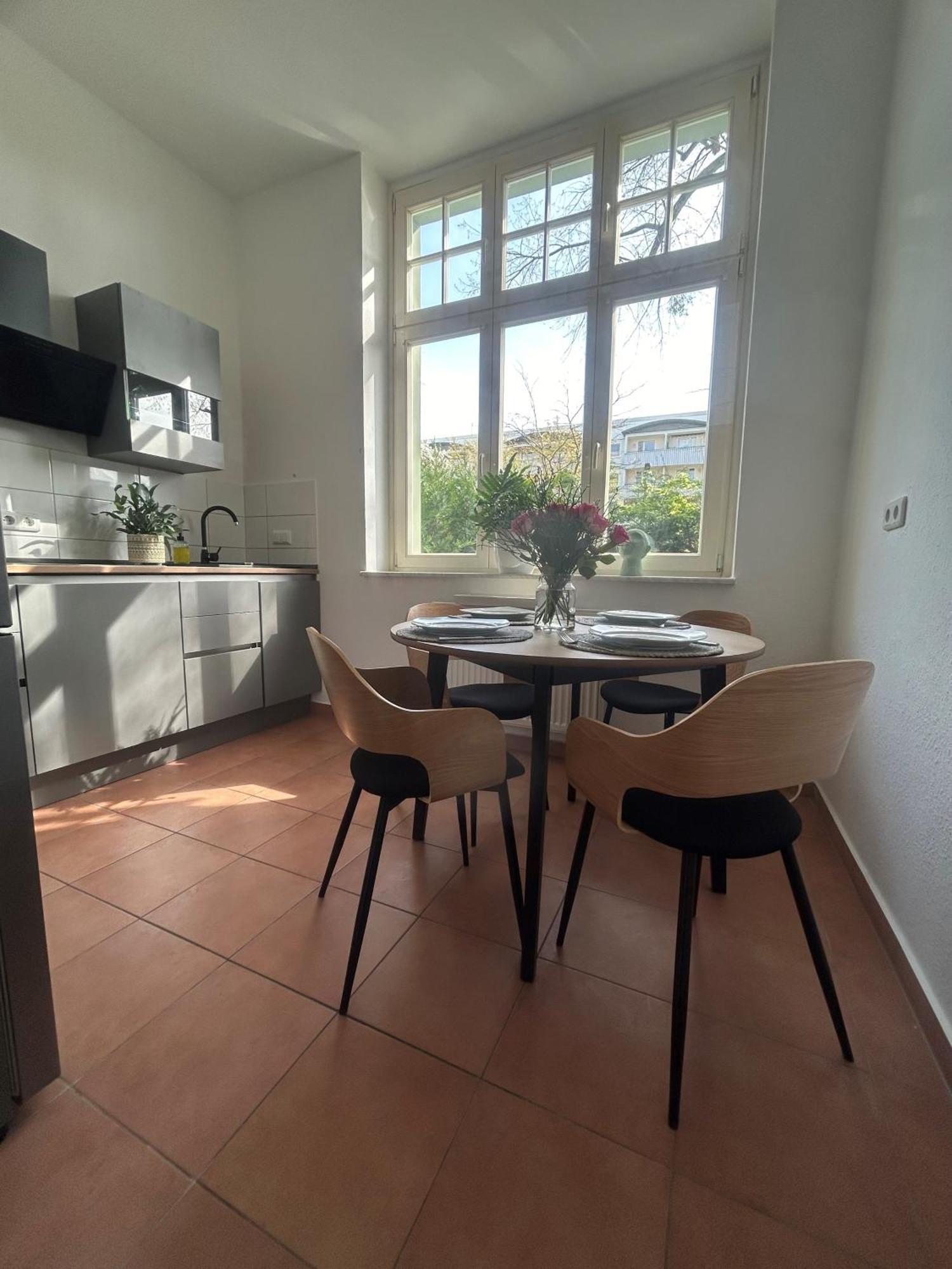 מגדבורג Mintara Komfort Apartment Mit Grill -Terrasse, Sky Und Parkplatz מראה חיצוני תמונה