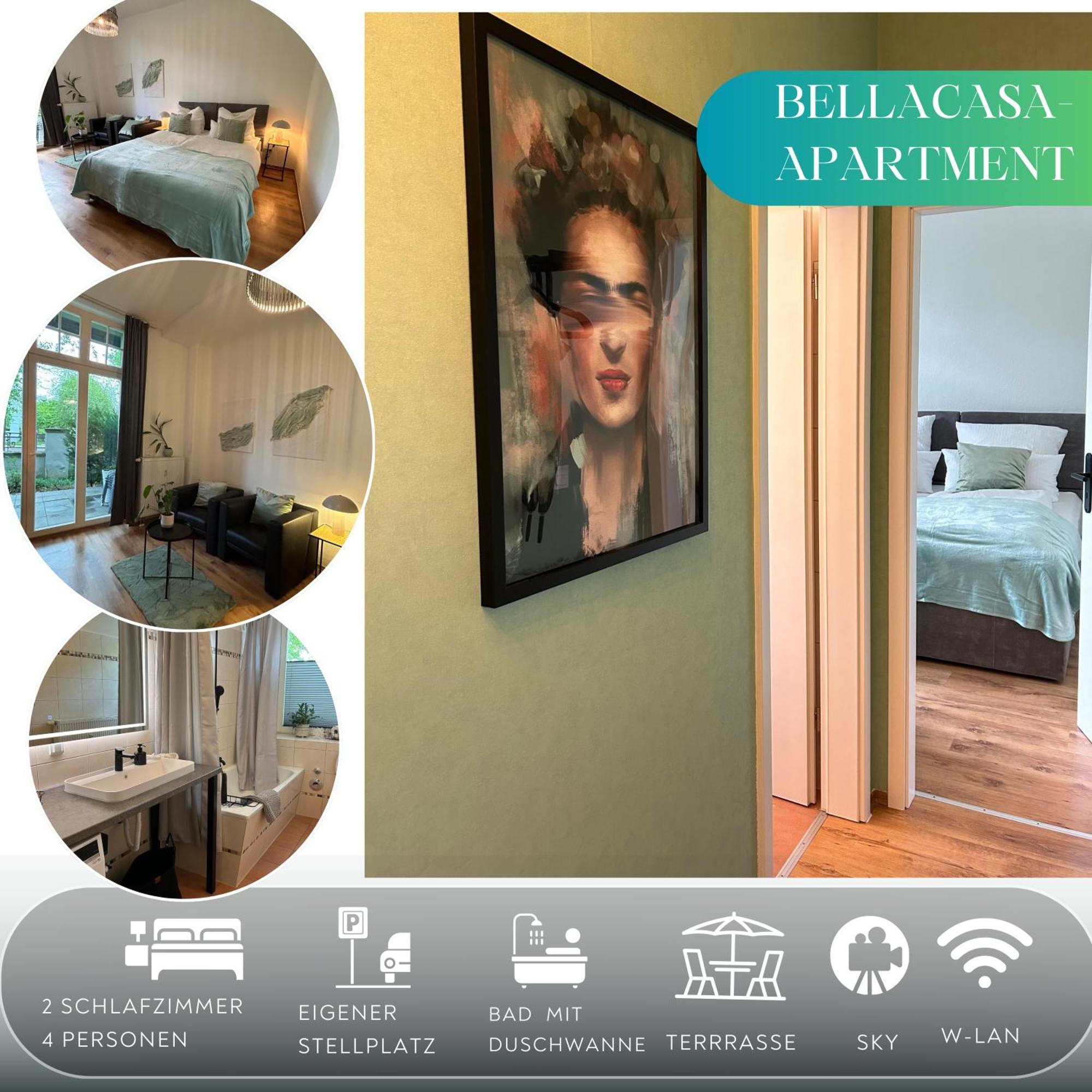 מגדבורג Mintara Komfort Apartment Mit Grill -Terrasse, Sky Und Parkplatz מראה חיצוני תמונה